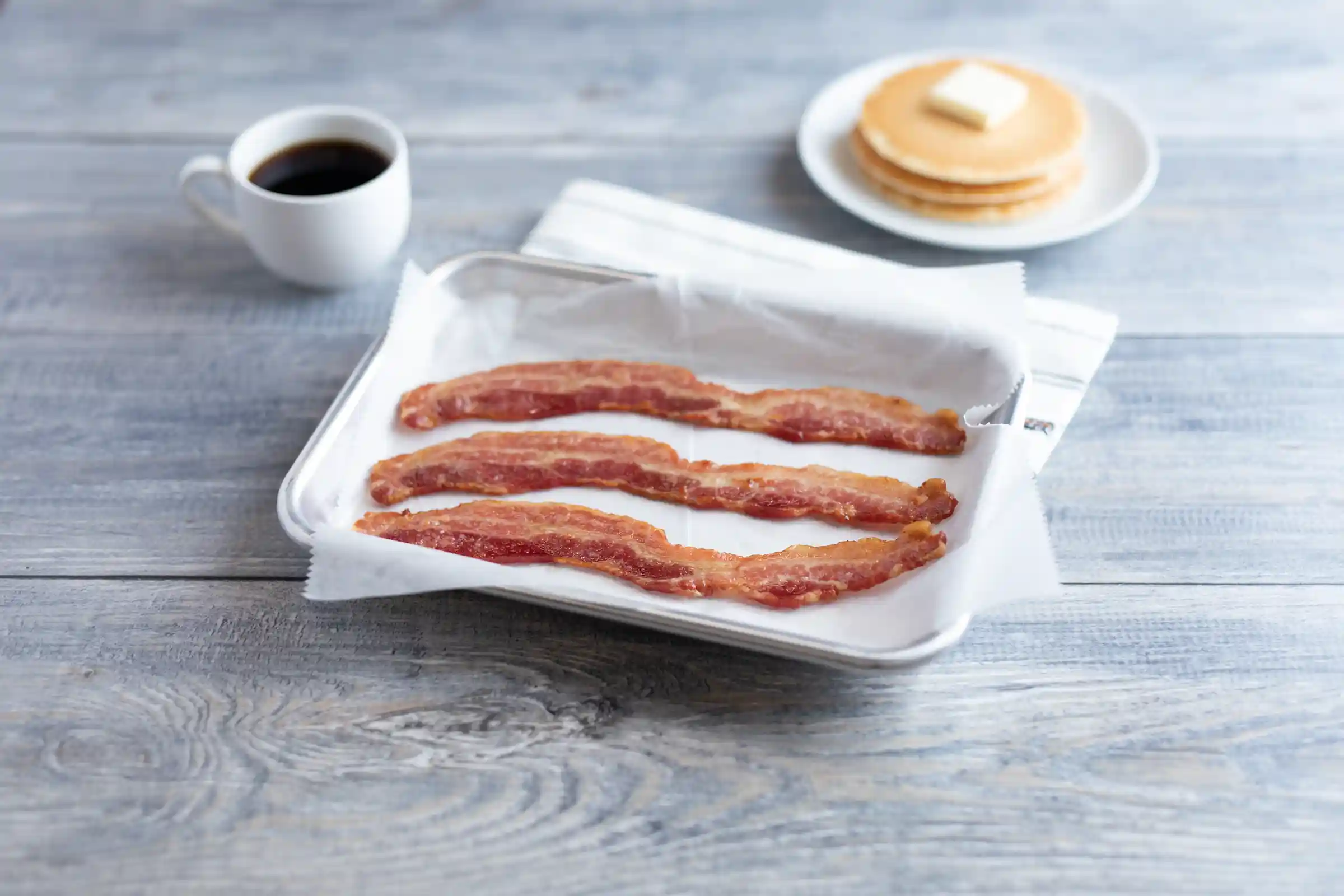 Wright® Brand Naturally Hickory Smoked Thin Sliced Bacon, Bulk, 10 Lbs, 18-22 Slices Per Pound, Frozen_image_1
