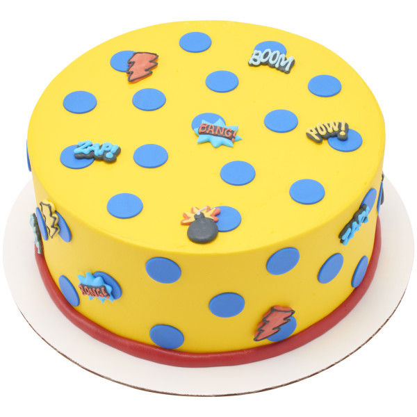 Superheroes - Red 3 Free Royal Icing Decoration