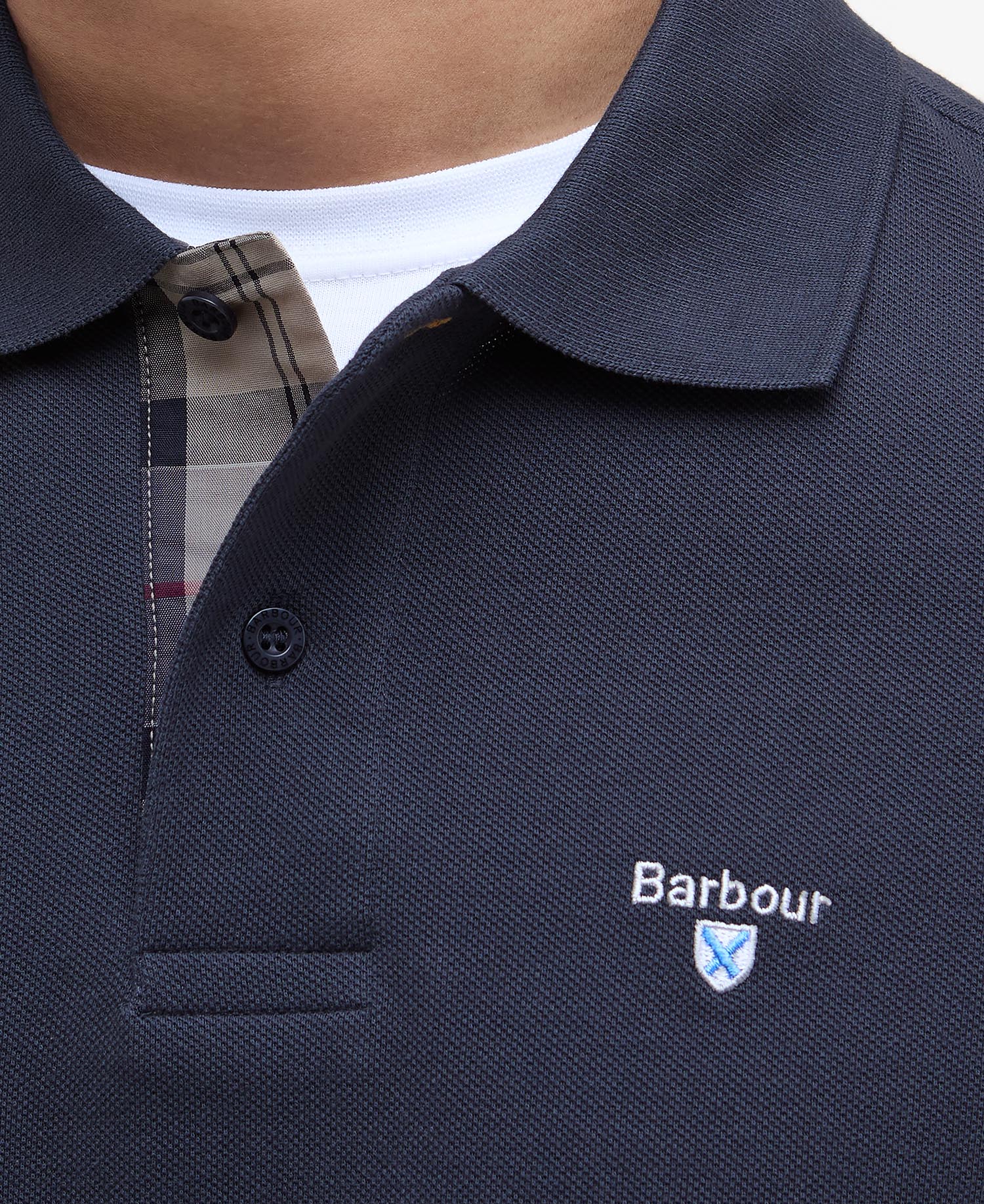 Tartan Pique Polo Shirt image number 4