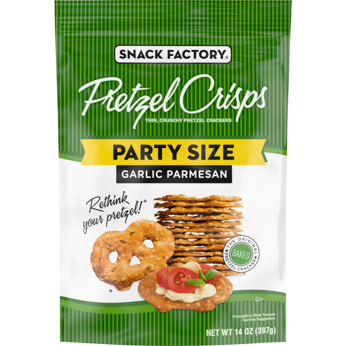 Garlic Parmesan Pretzel Crisps