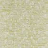 Woven fabric swatchâ€”pale yellow-green and off-whiteâ€”showing an irregular abstract pattern and subtle raised texture; presented close-up under even, neutral lighting with no surroundings.