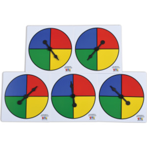 Four-Color Spinners - Set of 5