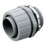 Liquid Tight Connector, Nylon, Straight, Gray, 1 in.