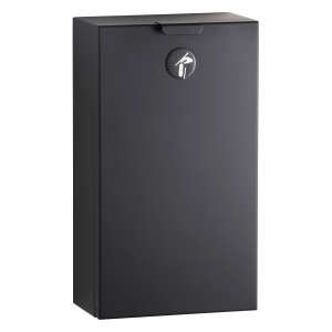 Bobrick, Surface-Mounted Sanitary Napkin Disposal, Matte Black