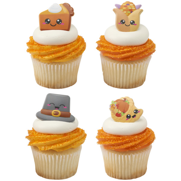 Thanksgiving Cuties Cupcake Rings