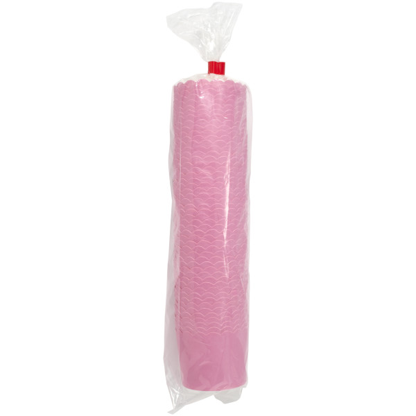 Sachet Pink Scalloped Baking Cups