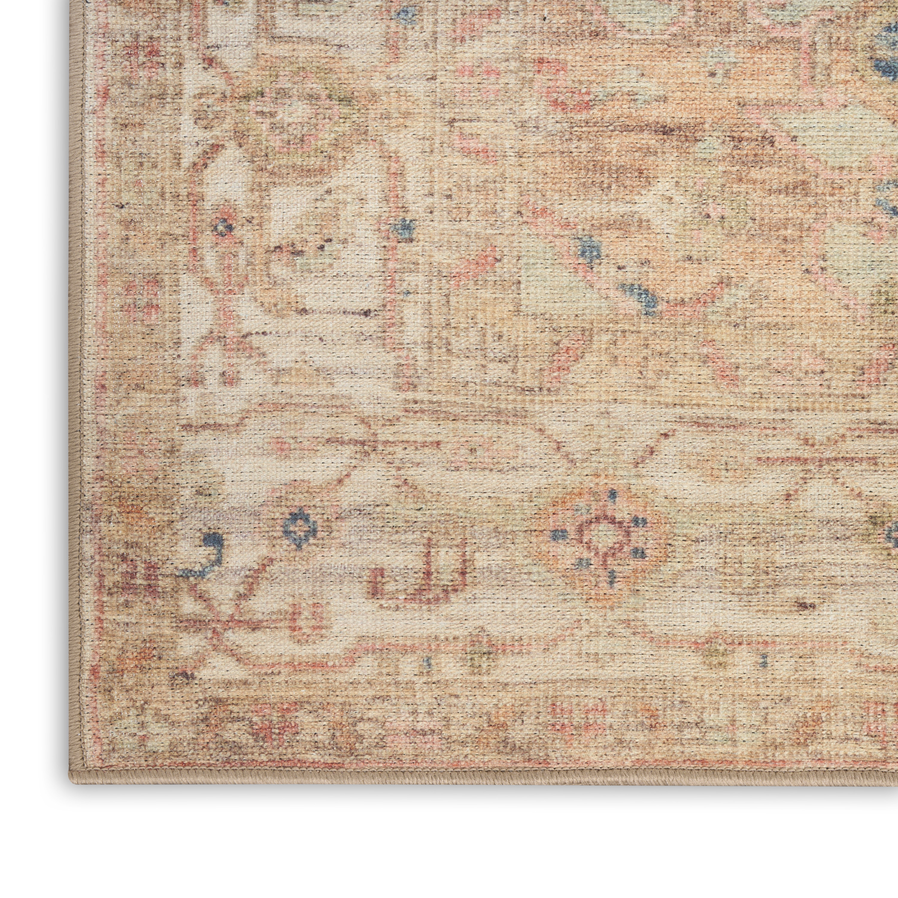 Nourison Vintage Washables 2' x 6' Multicolor Vintage Indoor Rug