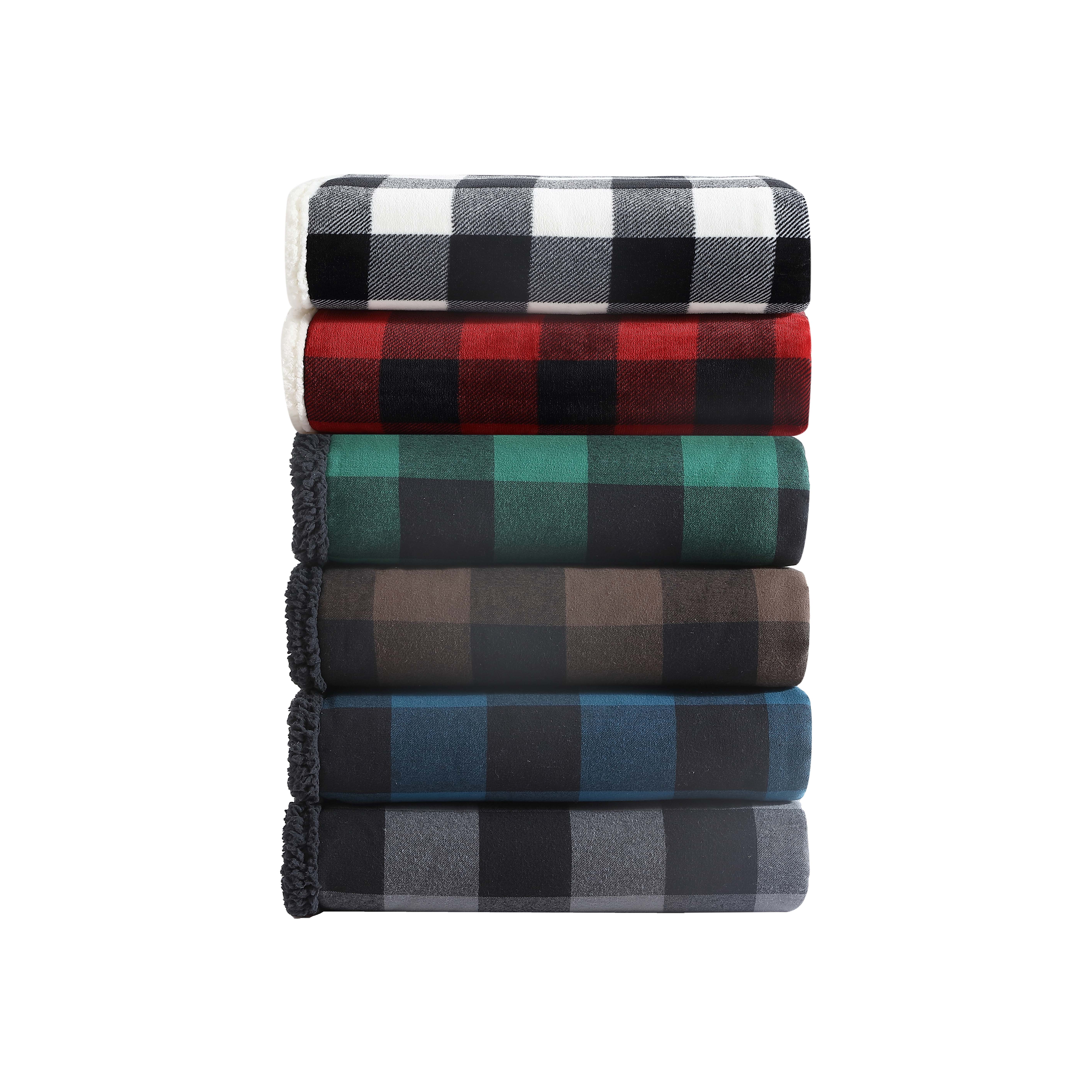 Eddie Bauer Plush-Fleece Throw Blanket