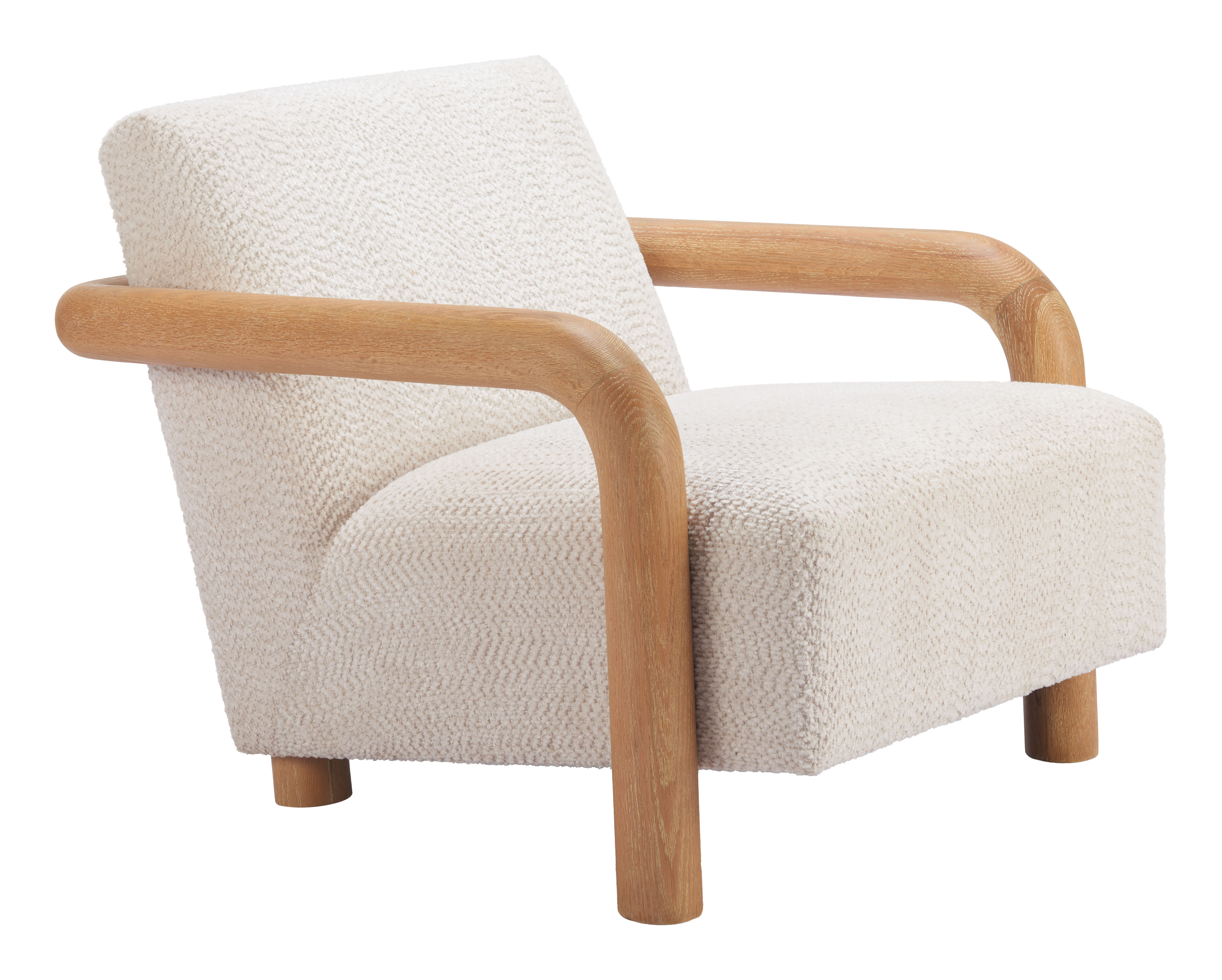 Subliem Accent Chair Cotton White product image