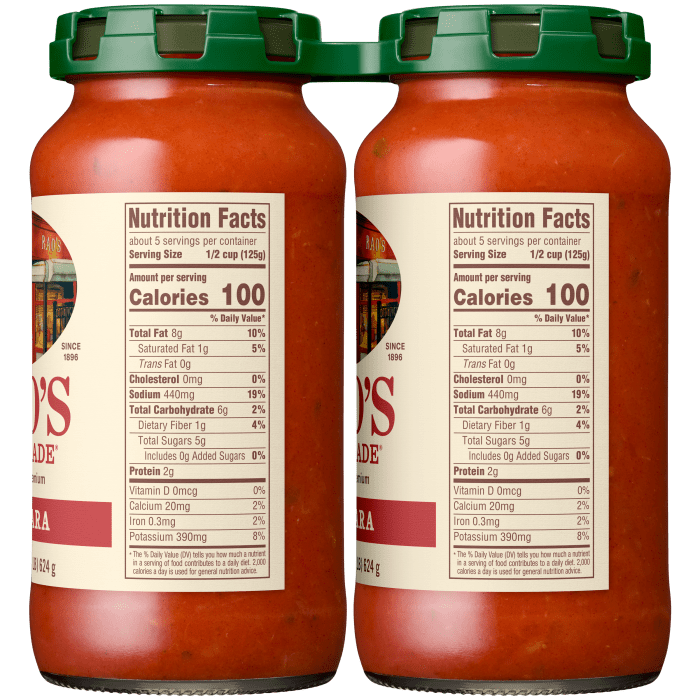Marinara Sauce, 22 oz - Right Image