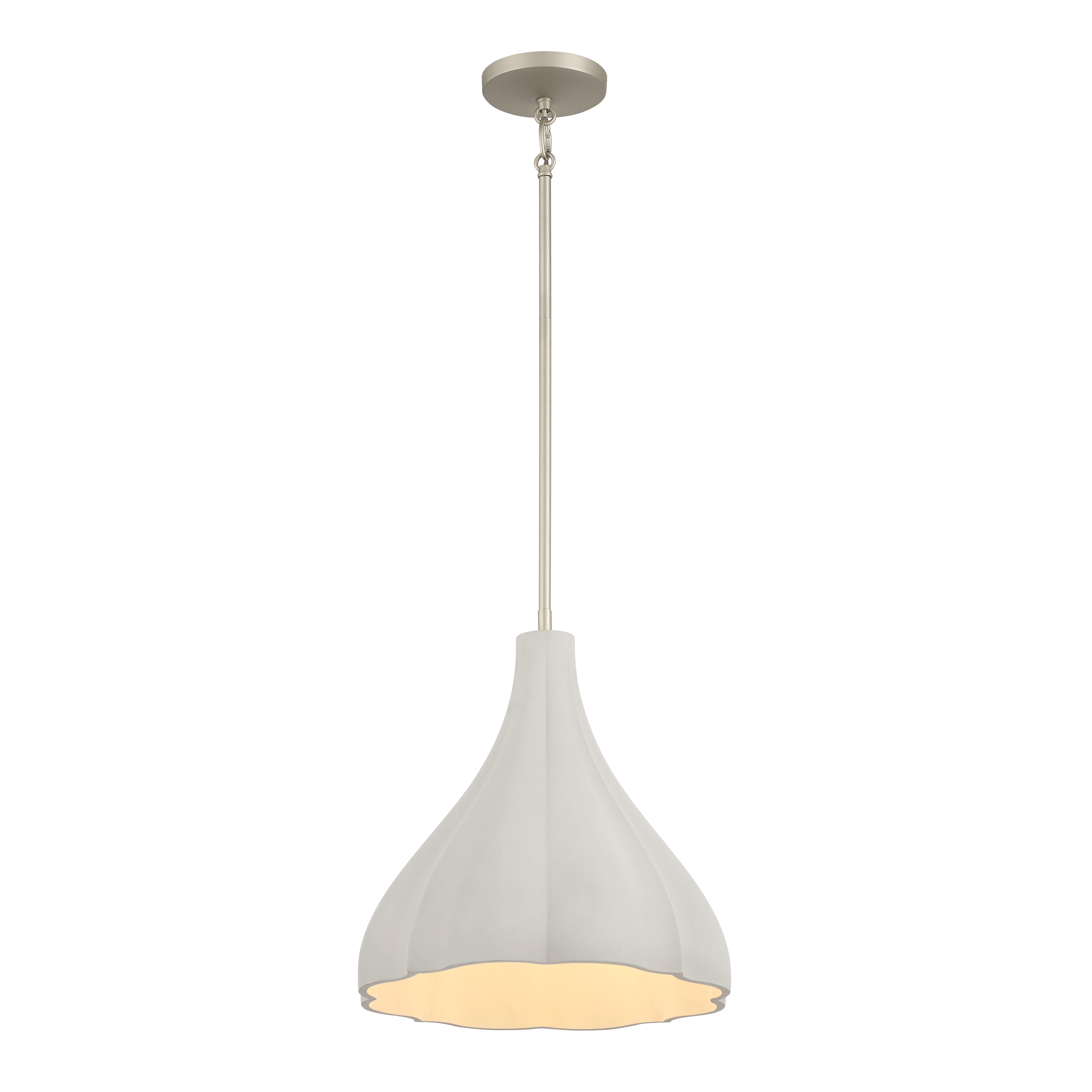 Sima - 1 Light Pendant in Metal and Cement