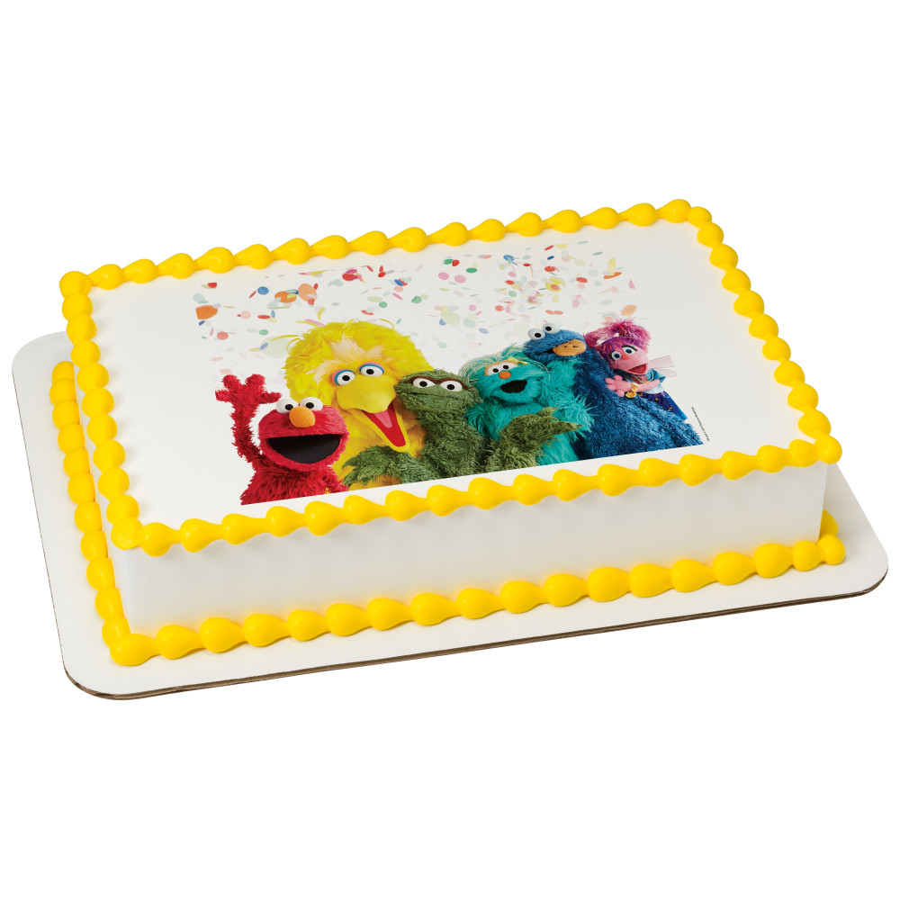 Order Sesame Street® 50th Anniversary Edible Image® by PhotoCake® Cake ...