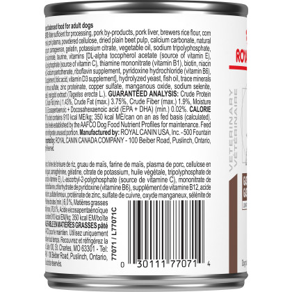Royal Canin Veterinary Diet Canine Gastrointestinal Low Fat Canned Dog Food