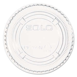 Solo, Ultra Clear™ Soufflés PET Portion Container Lids, Fits 1.5 oz to 2.5 oz Cups, Clear
