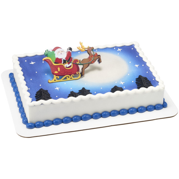 Santa and Reindeer Layon