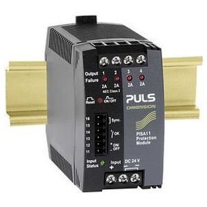 PISA11 Series, Protection Module, 24V, 8A, DIN-Rail Mount, 4-Output, 75 H x 45 W x 91 D mm