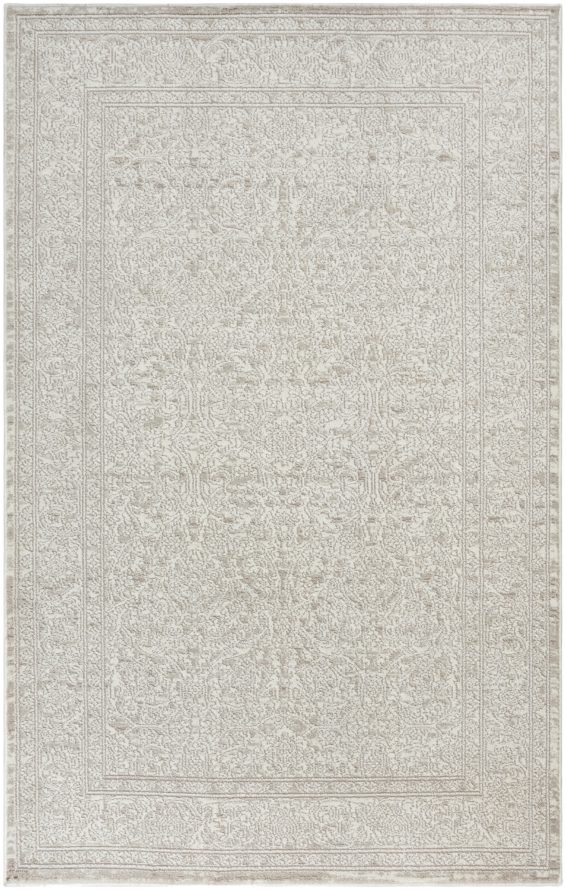 Nourison Eco Cycle 5'3" x 7'3" Ivory Beige Vintage Indoor Rug