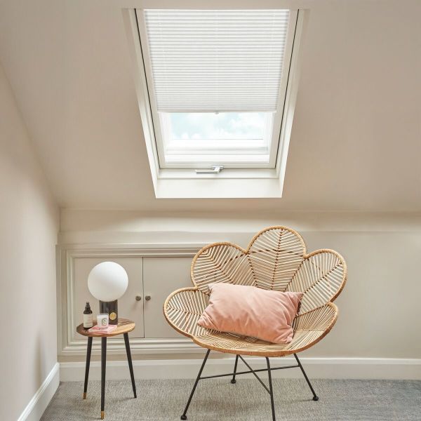 Radiance White Pleated blind