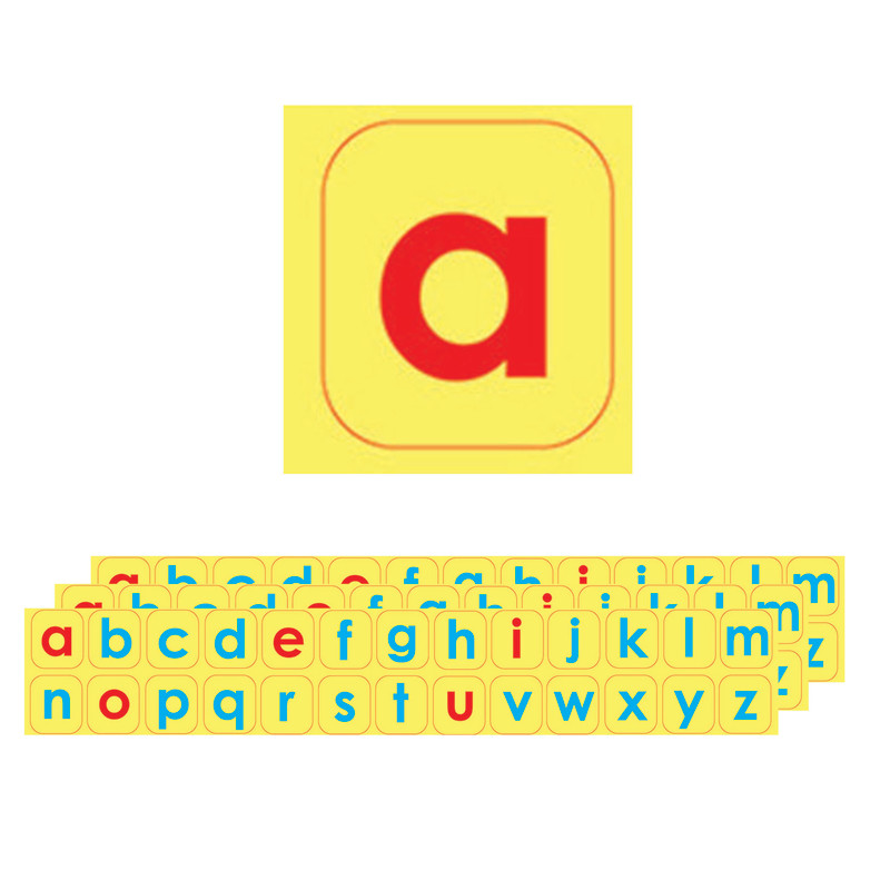 Die-Cut Magnetic Foam Lowercase Letters, 104 Pieces Per Pack, 3 Packs