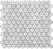 Frio White 1″ Hexagon Mosaic