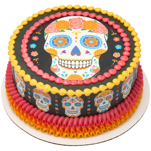 Sugar Skull Assortment Edible Image®