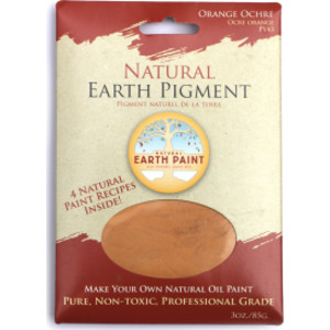Earth & Mineral Pigment, Orange Ochre, 3 oz