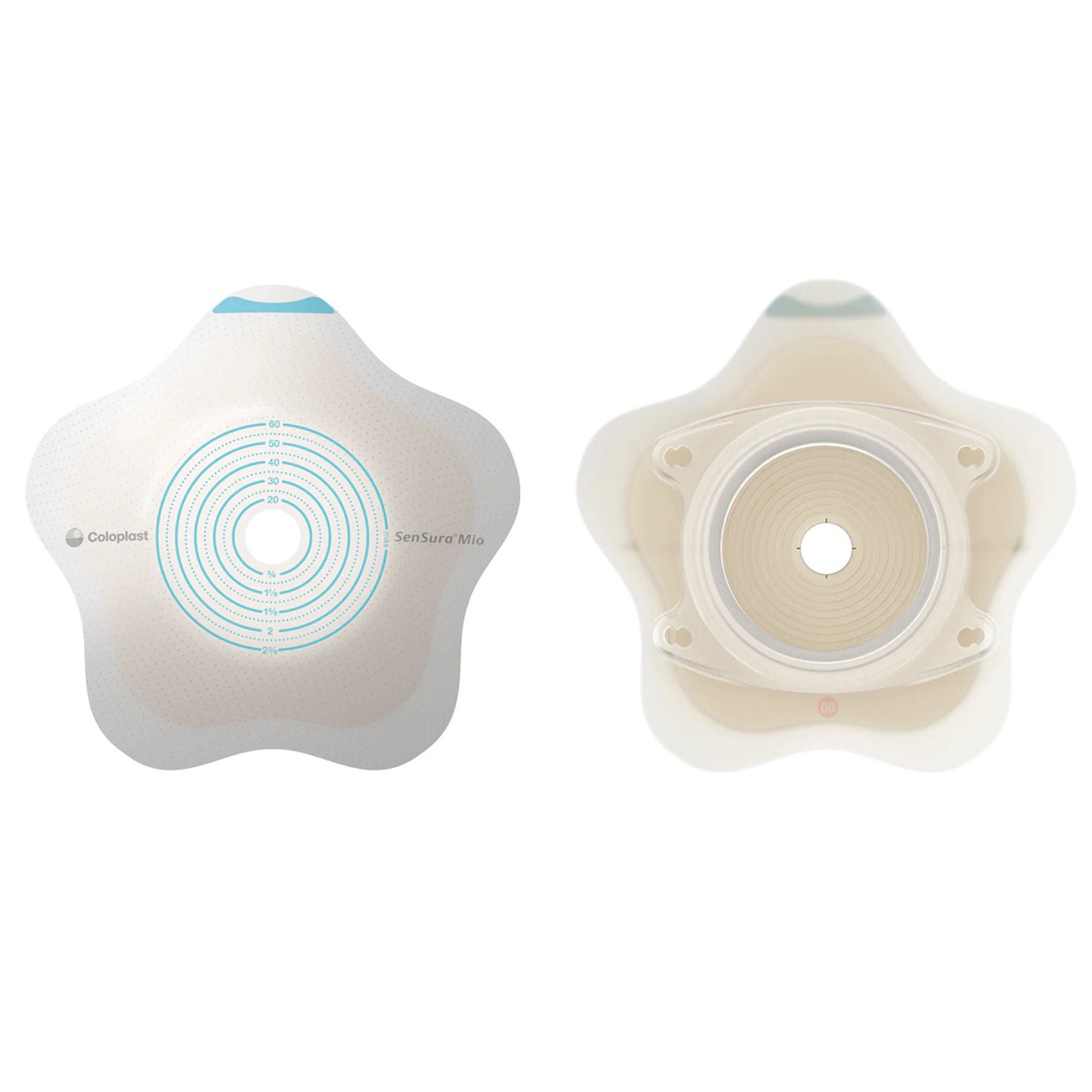 SenSura® Mio Convex Flip Ostomy Barrier, 10 – 45 mm Stomas, Red Match