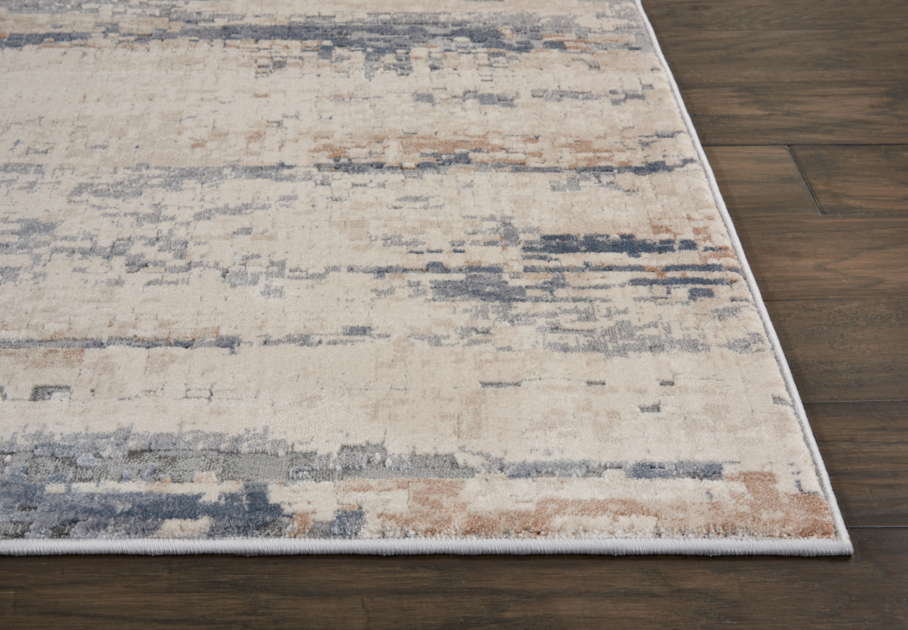 Nourison Rustic Textures 7'10" x 10'6" Beige Grey Modern Indoor Rug