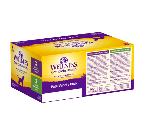 Wellness Complete Health Pate Pate Variety Pack back packaging