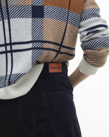Tessa Cord Mini Skirt Classic Navy