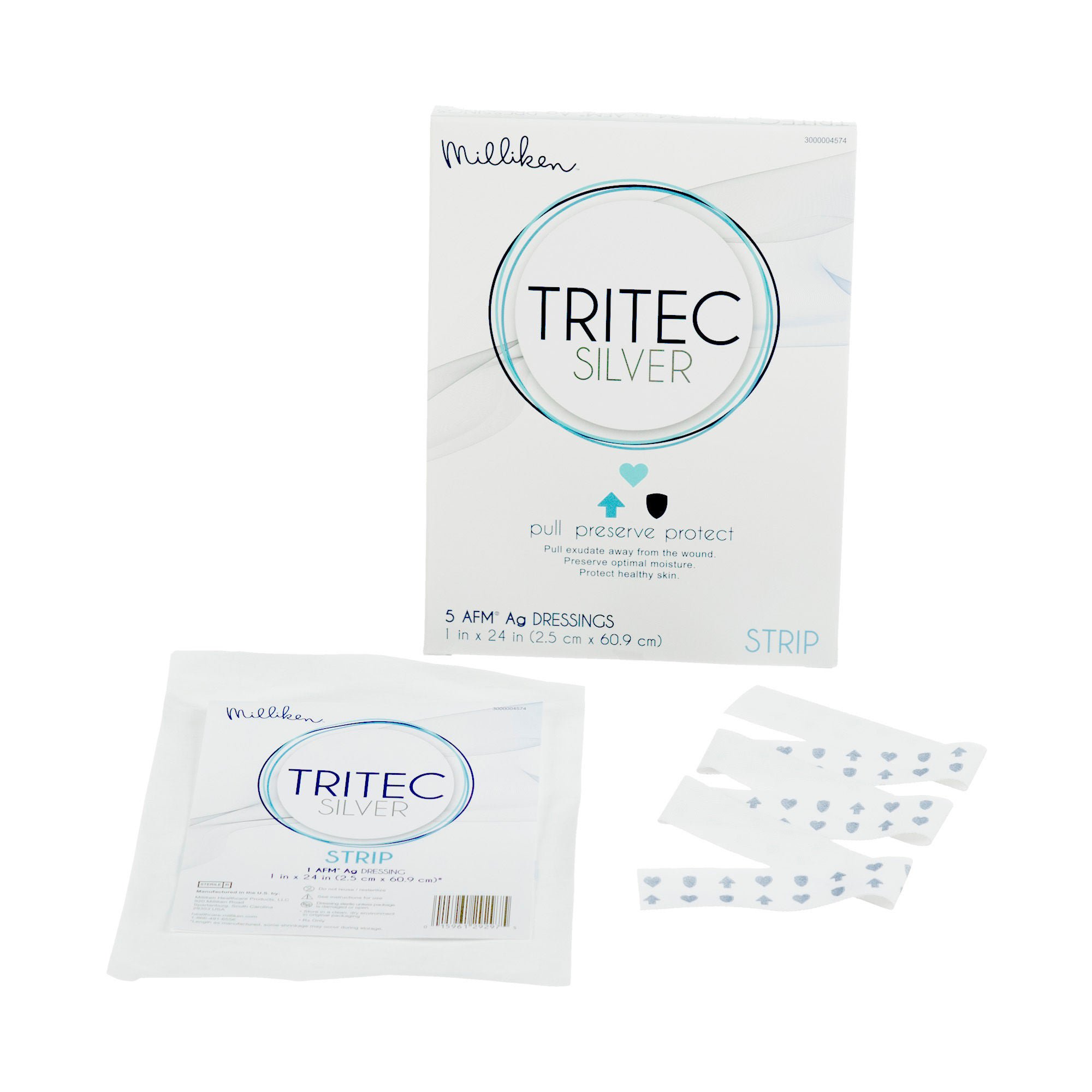 Tritec™ Silver Dressing, 1 x 24 Inch
