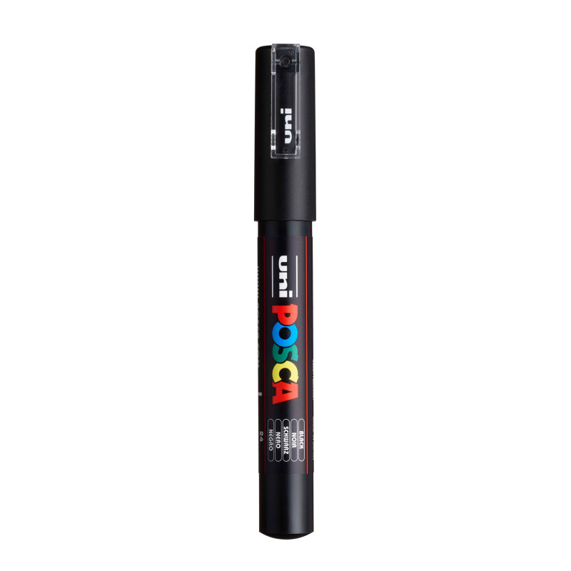 PC-1M Paint Marker, Extra Fine Bullet Tip (0.7-1.0 mm), Black
