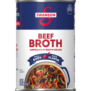 Swanson® 100% Natural Beef Broth, 14.5 Oz Can (Pack of 24)