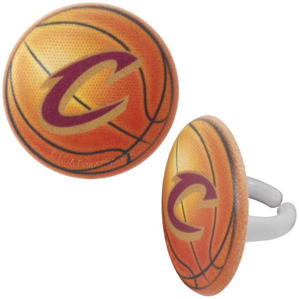 NBA Team Basketball Cupcake Rings