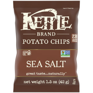 Kettle Brand® Potato Chips, Sea Salt Kettle Chips, Snack Bag 1.5 Oz