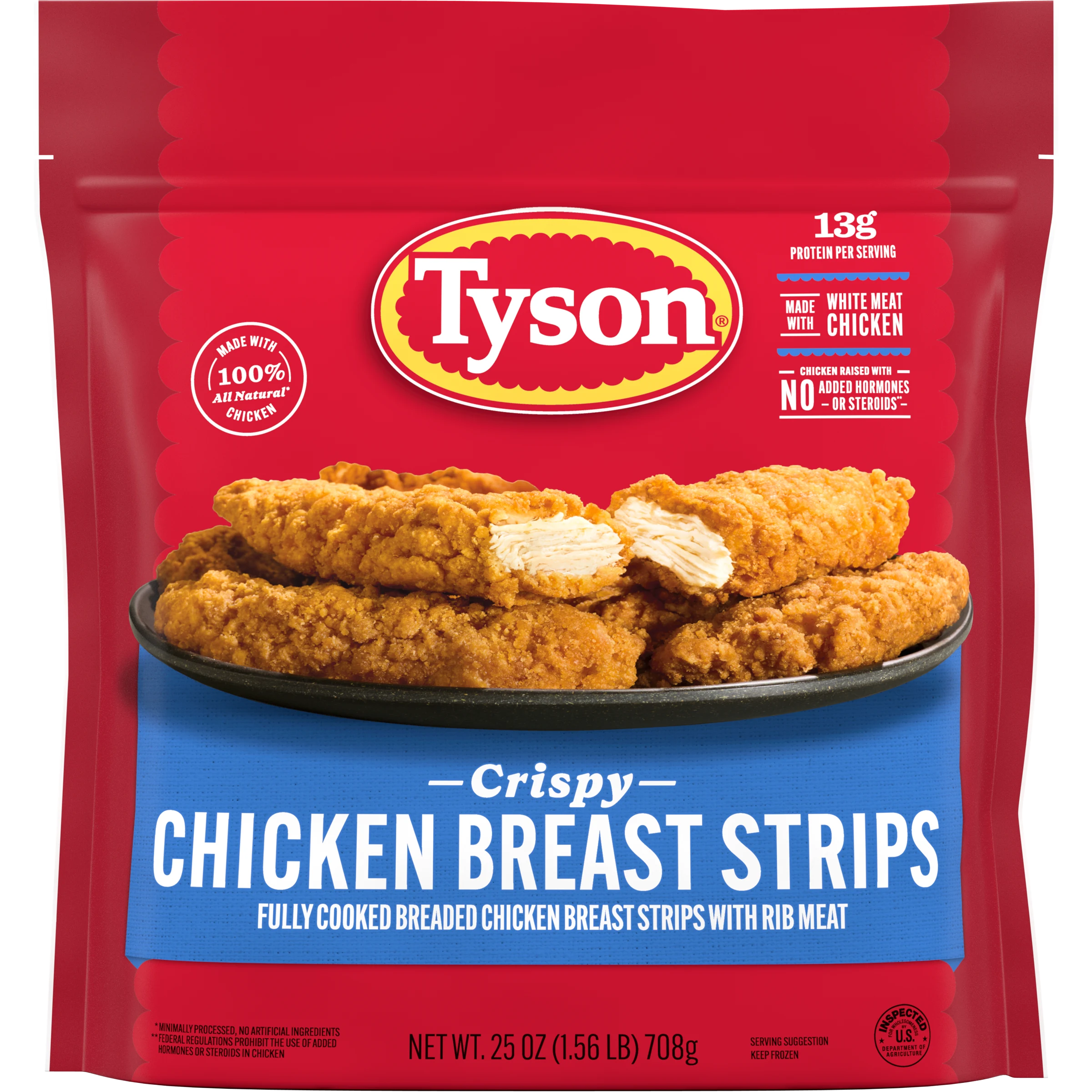 Fully Cooked Crispy Chicken Strips