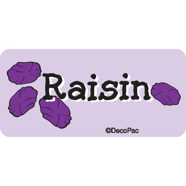 Raisin Promotional Label