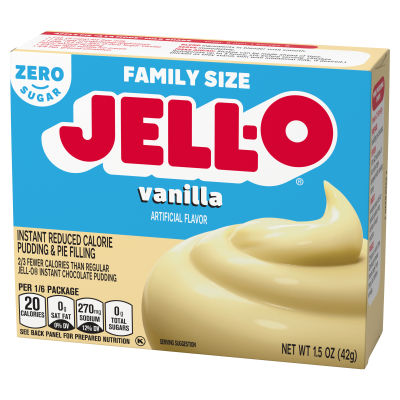 Jell-O Vanilla Sugar Free Fat Free Instant Pudding & Pie Filling, 1.5 oz Box