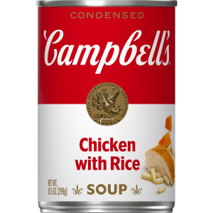 Campbell’s® Condensed Chicken and Rice Soup, 10.5 oz Can (12 Pack)