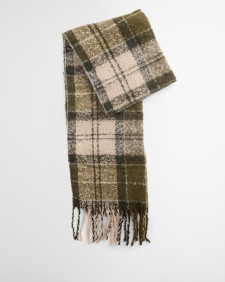 Geschenkset Beanie Saltburn & Schal Tartan Ancient Loden/Dk Green