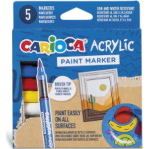 Acrylic Paint Markers - 5 Pieces