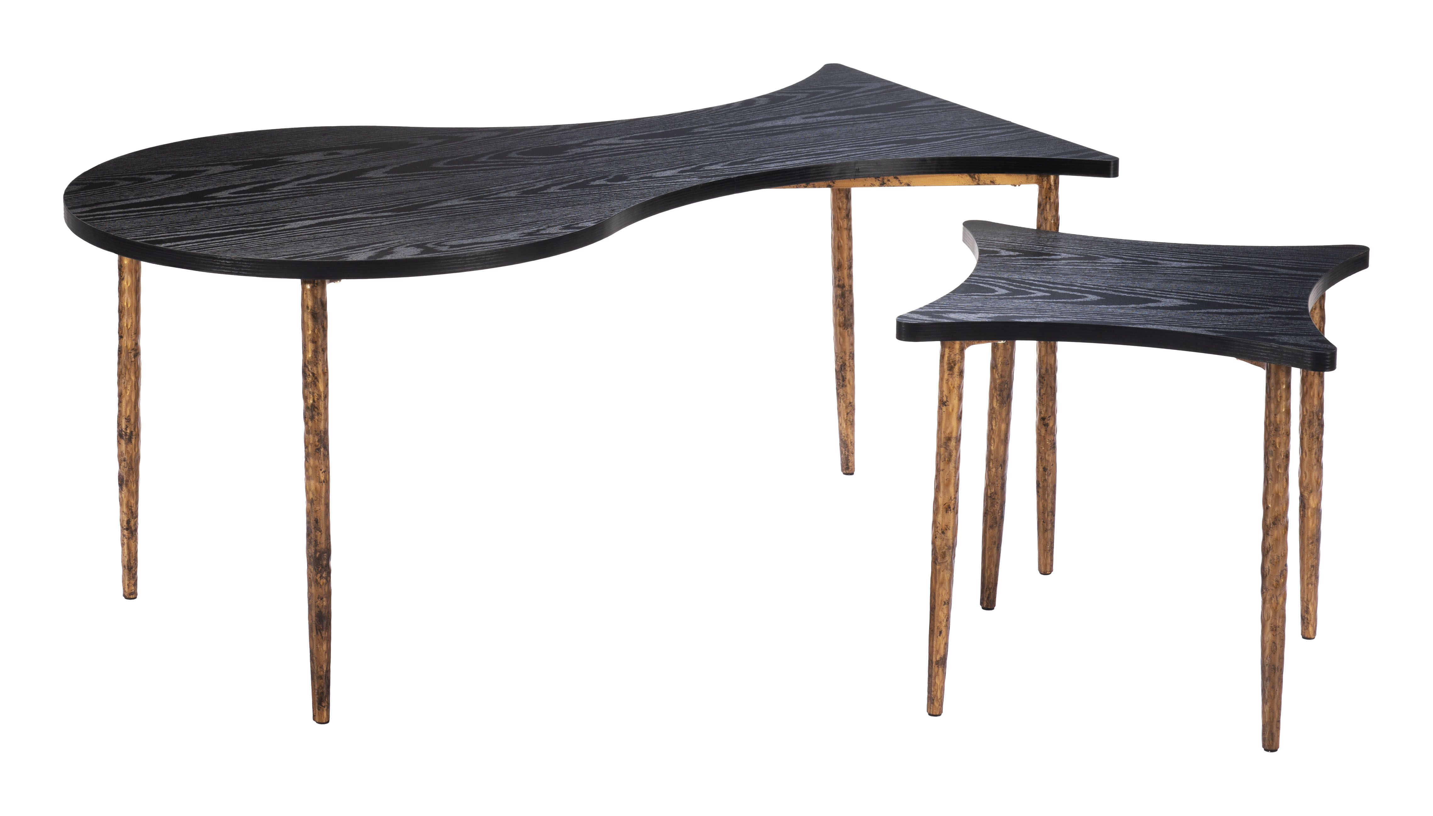 Norden Coffee Table Set (2-Piece) Black & Bronze product image