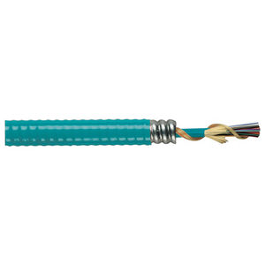 AP0241PNU-ILPA-SMF-28® Ultra Singlemode OS2, Tight Buffer Distribution Interlock Armored Plenum Cable, 24 Fiber, Yellow