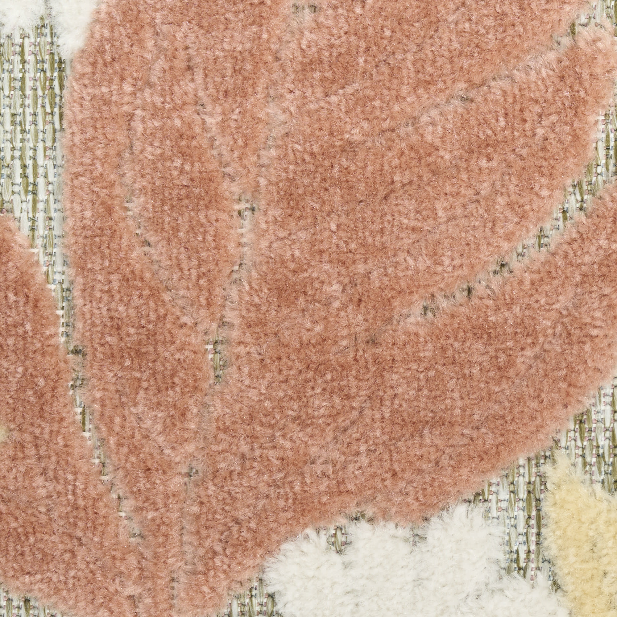 Nourison Aloha 3'6" x 5'6" Rose Modern Rug