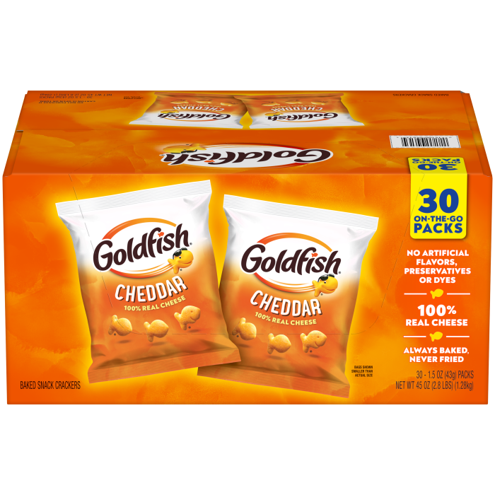 Cheddar Crackers, 30 count box