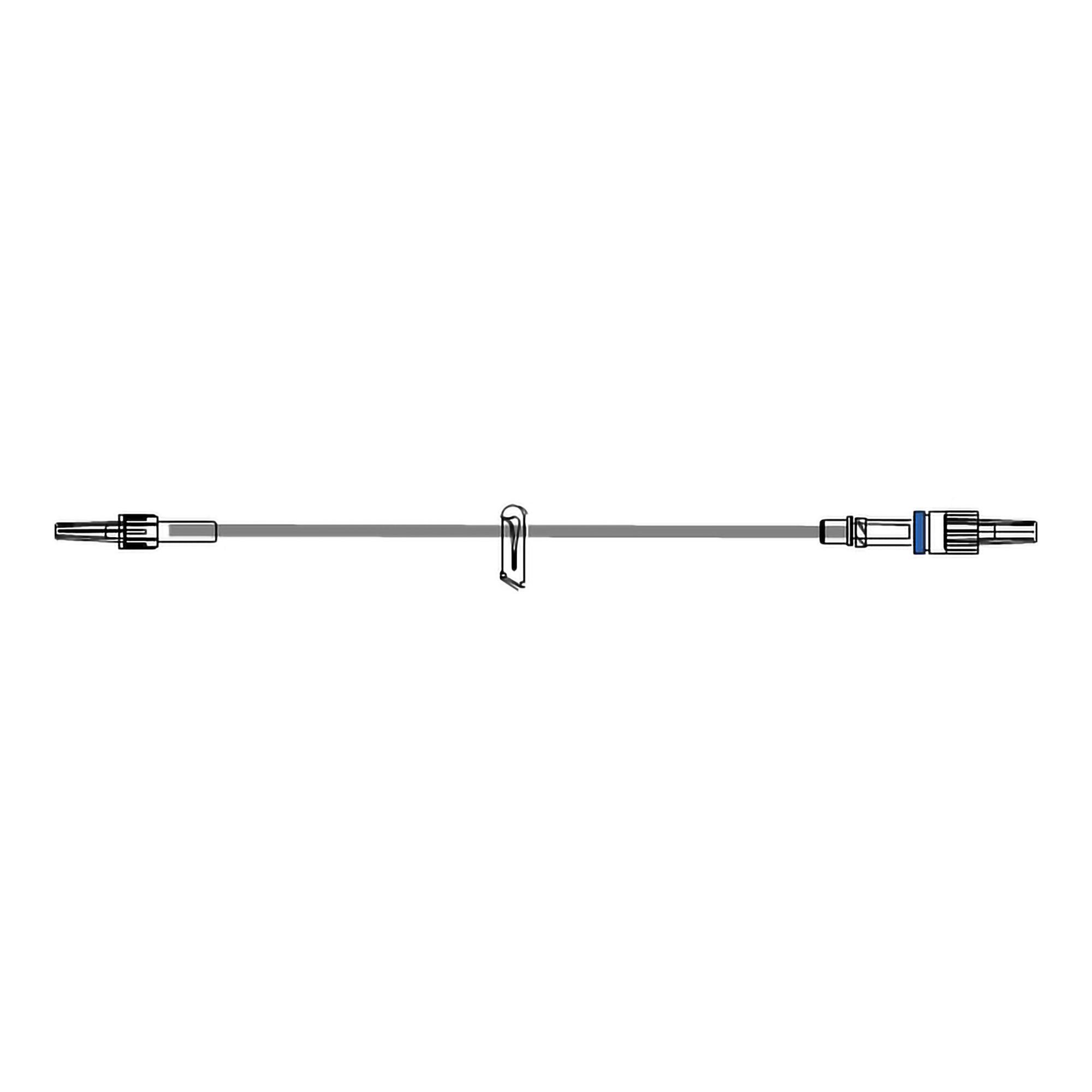 McKesson Brand EXTENSION SET, MICROBORE 2ML LL W/APV 60" (50/CS)