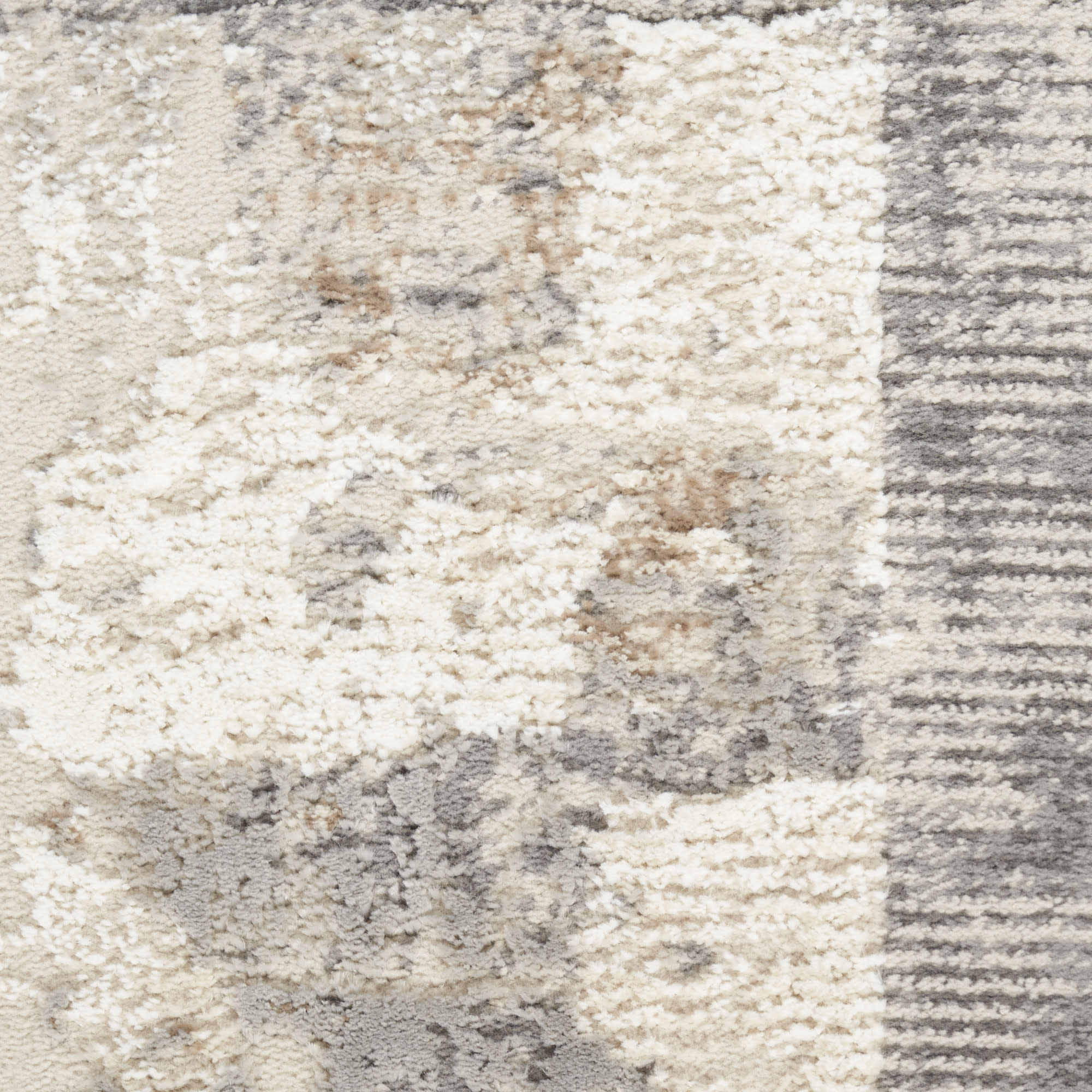 Nourison Sustainable Trends 5'3" x 7'3" Ivory Multicolor Modern Indoor Rug