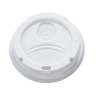 Dixie, WiseSize™, Dome Plastic Hot Cup Lids, Fits 10 oz to 16 oz, White