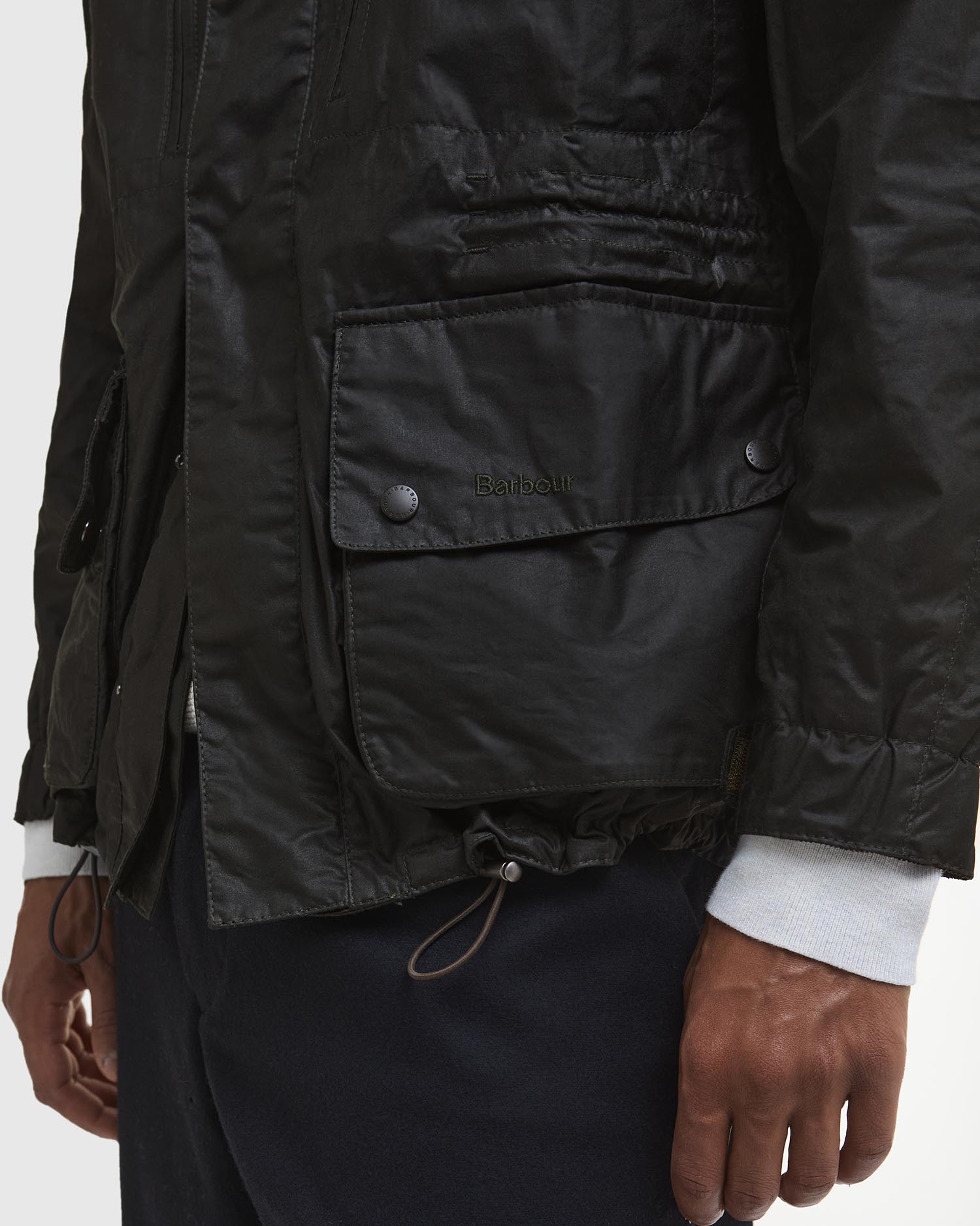 Barbour x TO KI TO Mountain Waxed Jacket image number 6