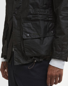 Barbour x TO KI TO Mountain Waxed Jacket Sage